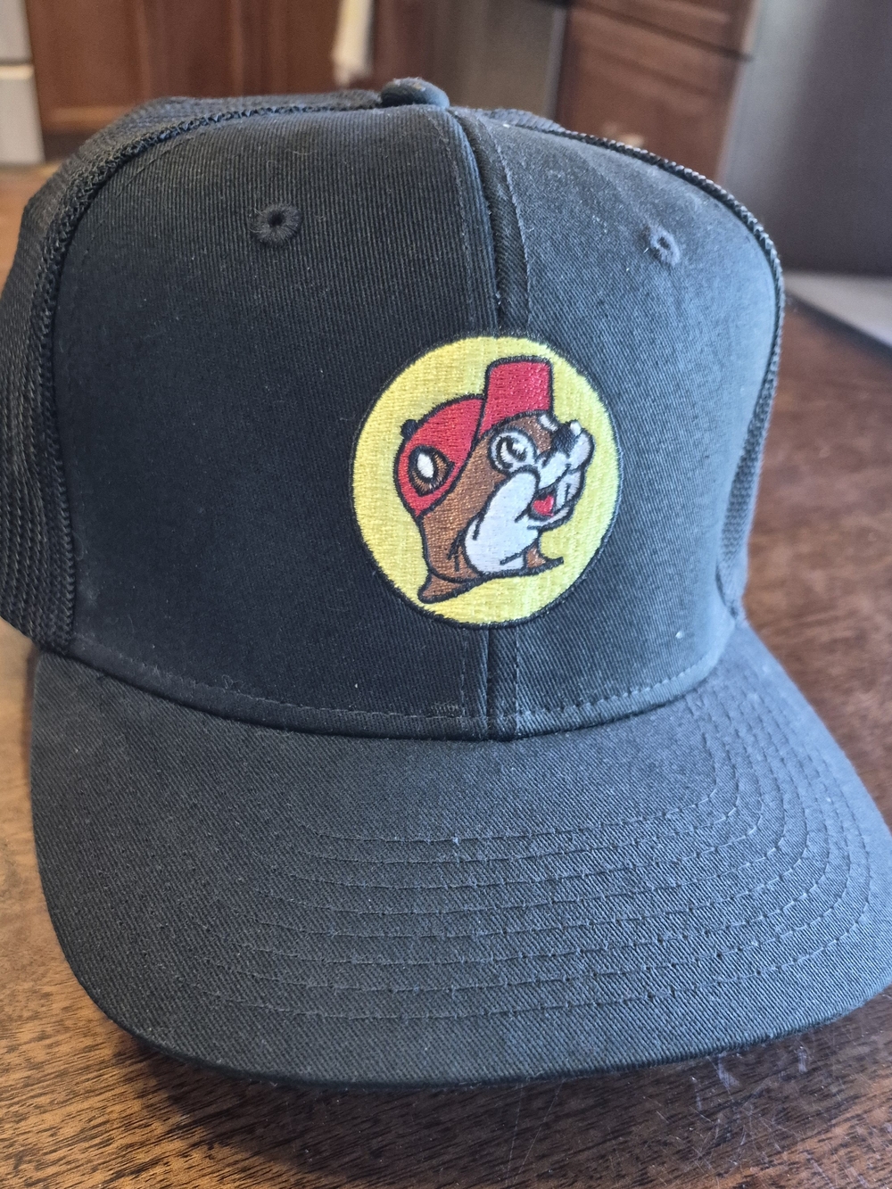Buc-ee's Black Trucker Hat